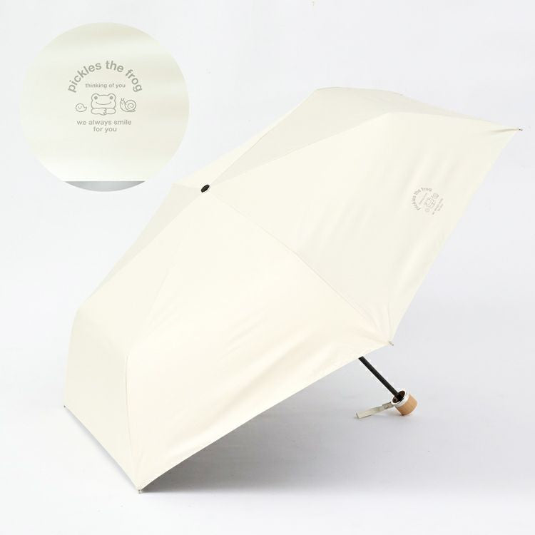 Pickles the Frog Folding Umbrella Drop Off White Japan 2025