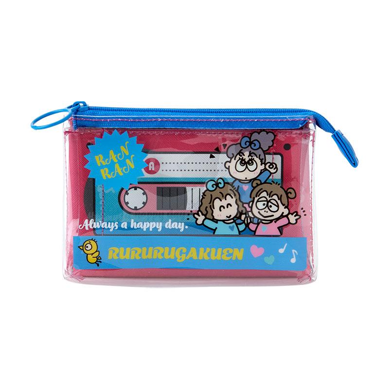 Rururugakuen Clear Pouch Cassette Style Vintage Retro Sanrio Japan 2024