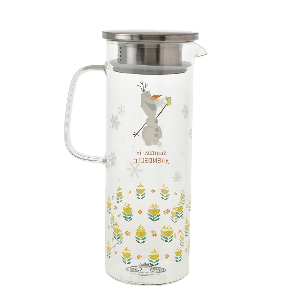 Frozen Olaf Glass Pitcher Color Change Disney Store Japan 2025