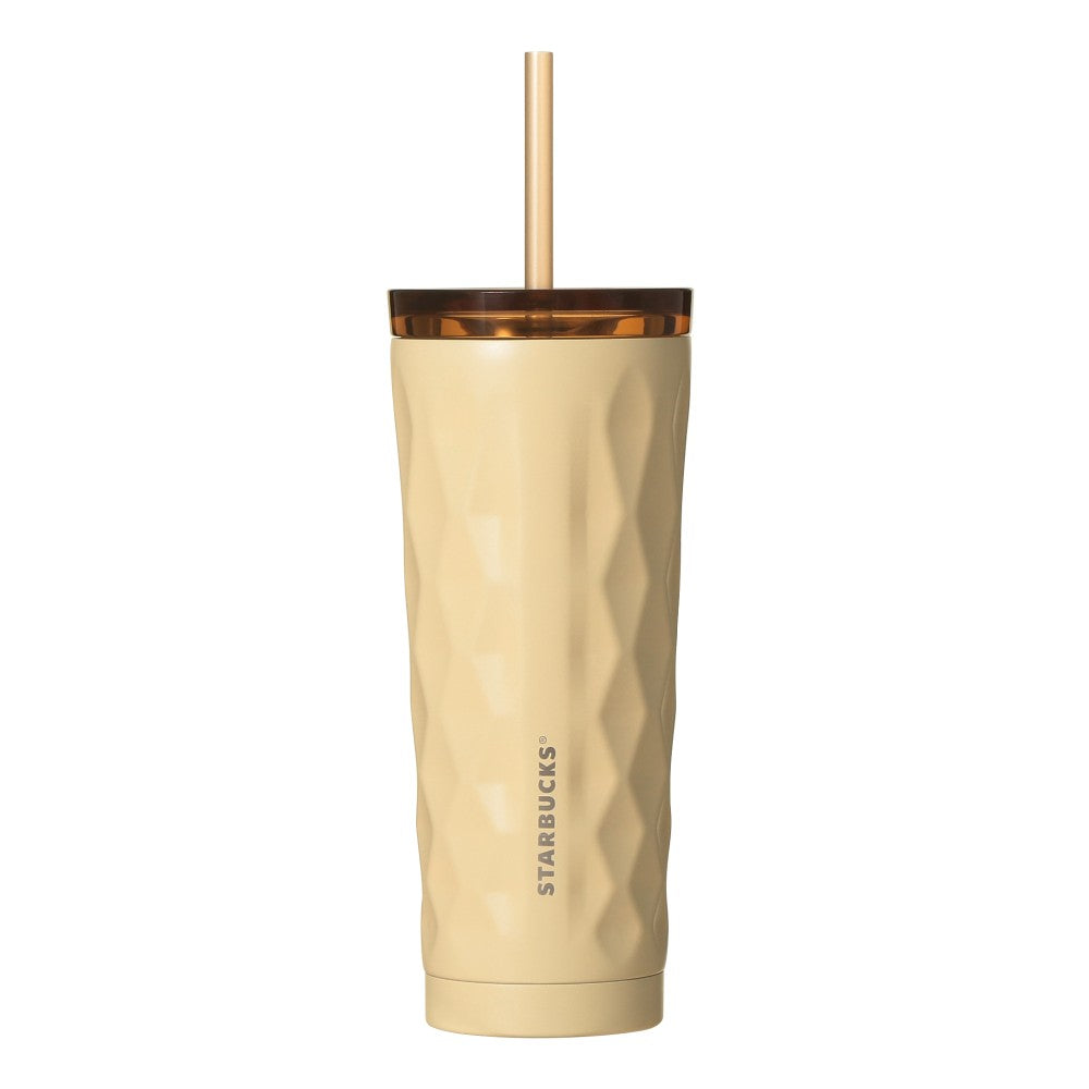 Starbucks Japan Autumn Festival 2025 Stainless Cold Cup Tumbler Moon Beige 355m