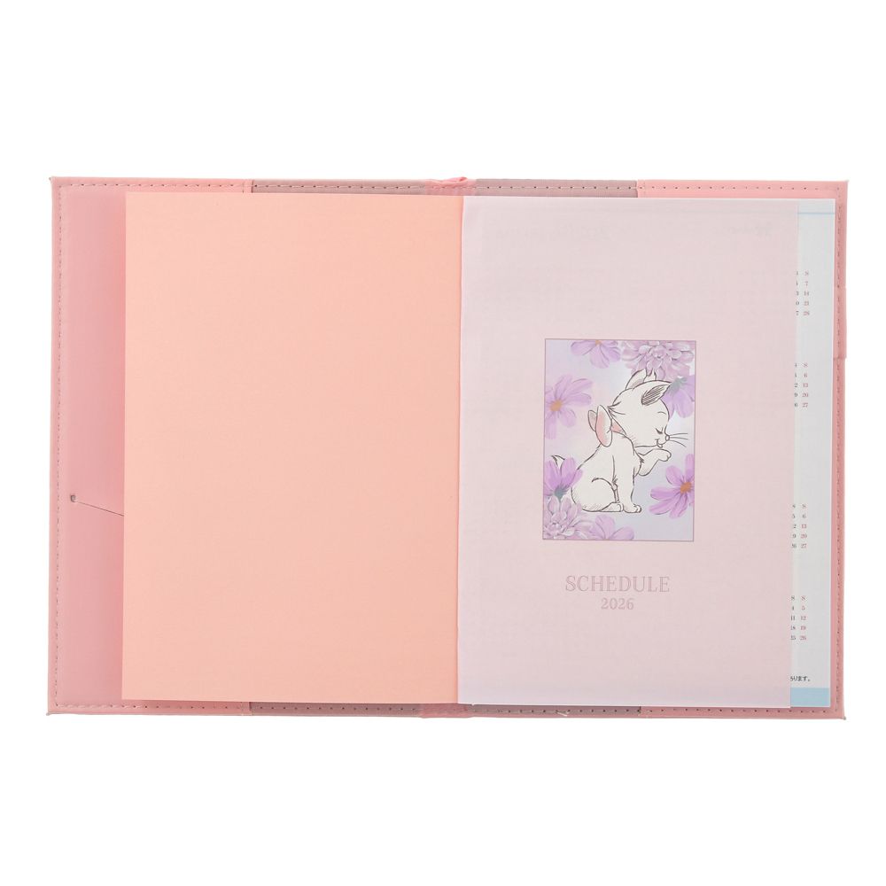 The Aristocats 2026 Schedule Book B6 Weekly Metallic Disney Store Japan