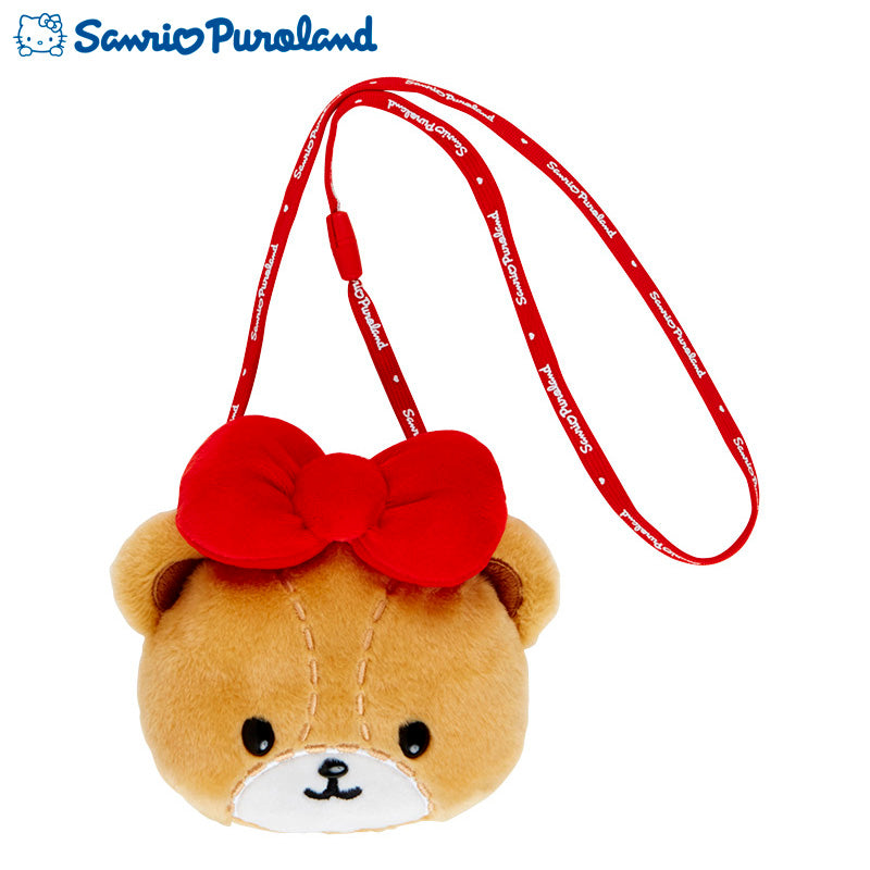 Hello Kitty Tiny Chum Bear Plush Pass Case Puroland Limit Sanrio Japan