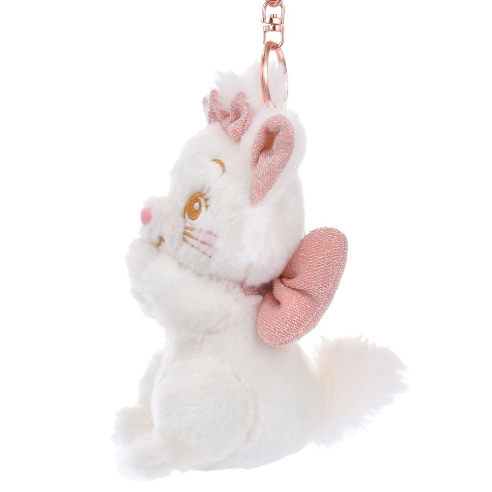 The Aristocats Marie Cat Plush Keychain Winter Shiny Color Disney Store Japan