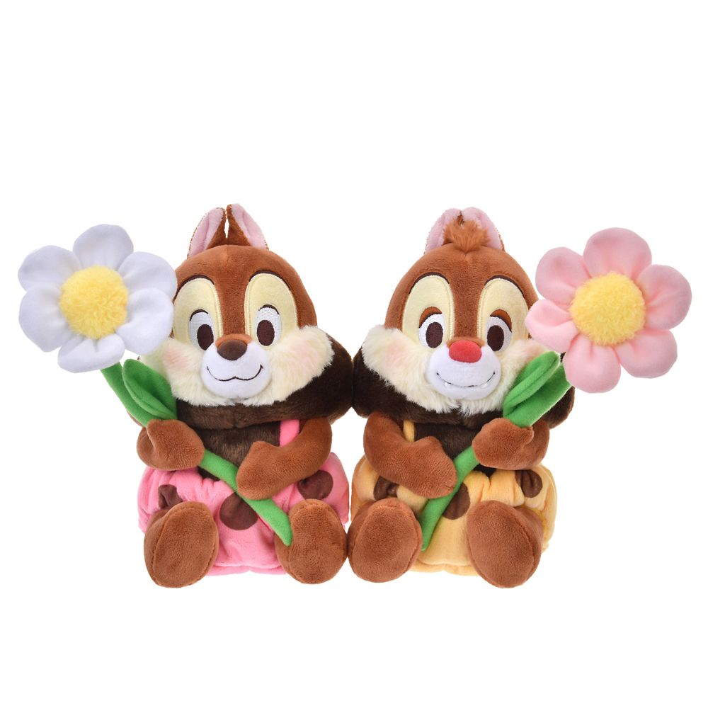 Chip Plush Doll Flower Garden Disney Store Japan 2025