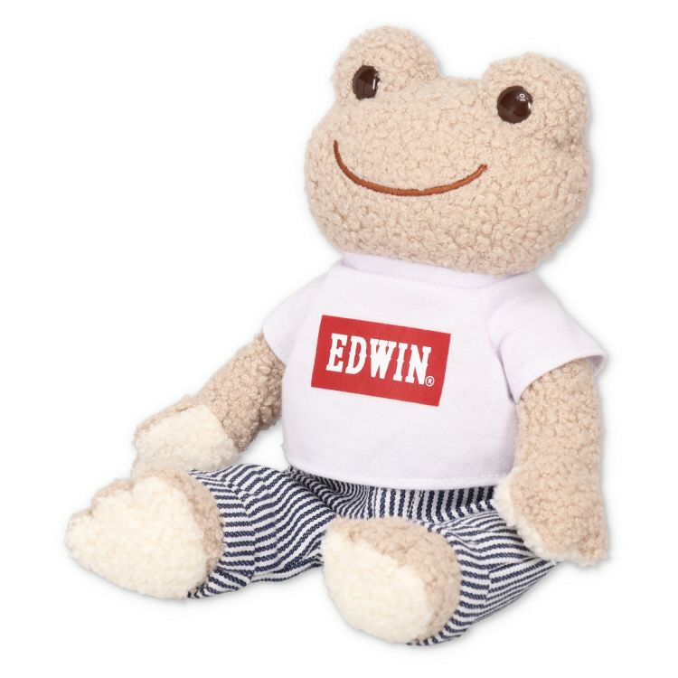 Pickles the Frog EDWIN Bean Doll Plush T-shirt Japan 2025