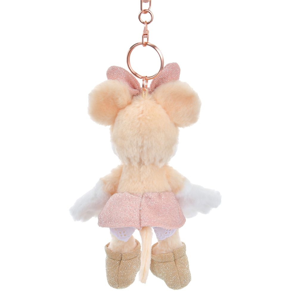 Minnie Plush Keychain Winter Shiny Color Disney Store Japan 2024