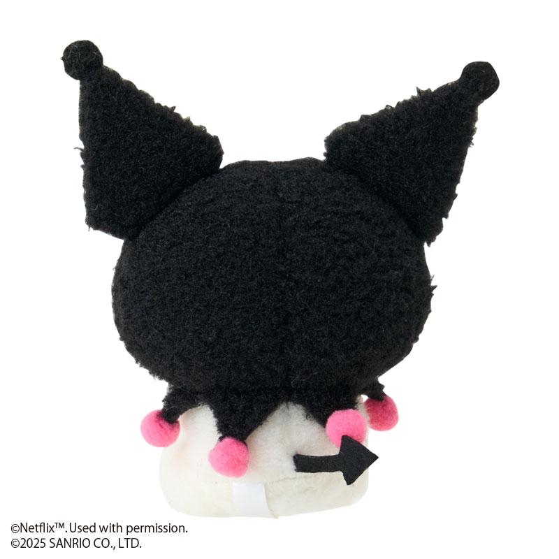 Kuromi Plush Mascot Holder Keychain Netflix Sanrio Japan 2025