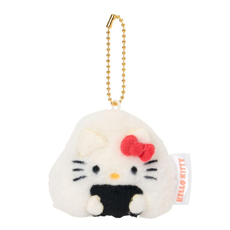 Hello Kitty Plush Mascot Holder Keychain Onigiri Sanrio Japan 2025