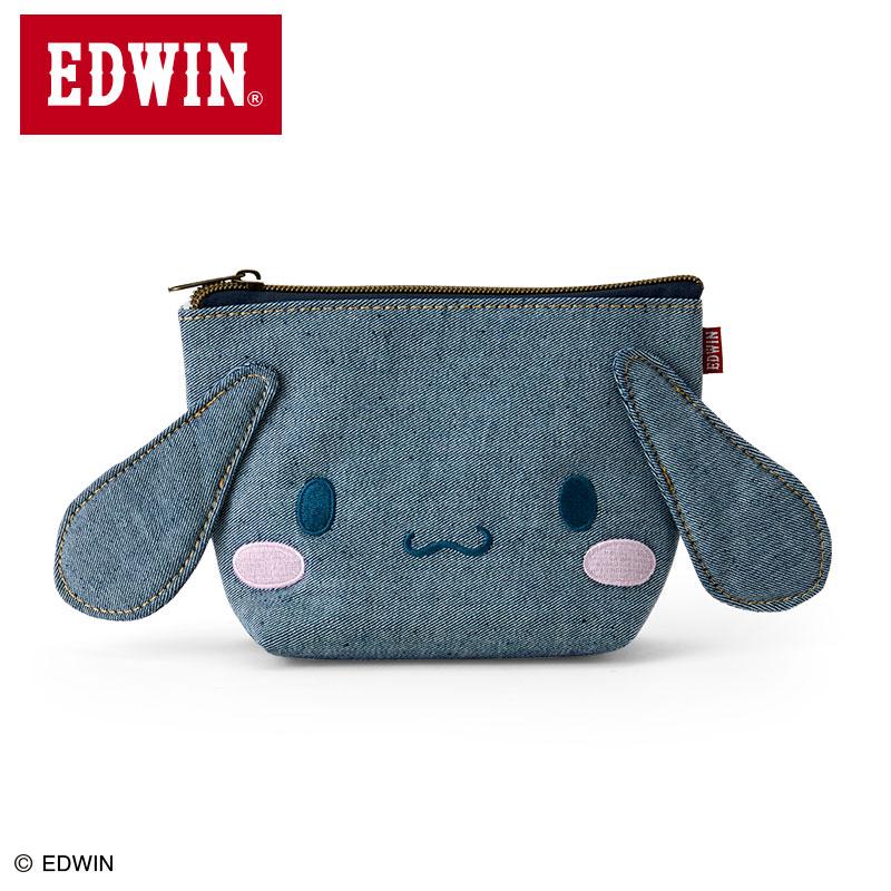 Cinnamoroll Denim Pouch EDWIN Sanrio Japan 2025