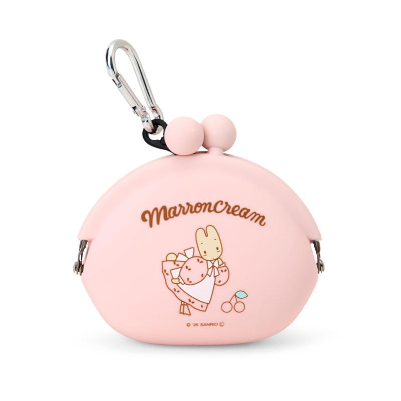 Marron Cream Clasp Pouch Silicone POCHI Sanrio Japan 2025