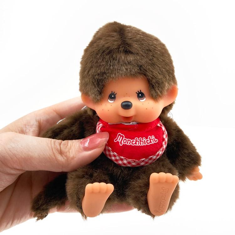 Monchhichi Doll SS Boy Premium Standard Brown Japan