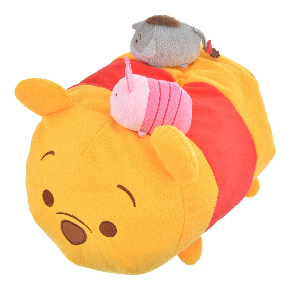 Winnie the Pooh Eeyore Piglet Tsum Tsum Plush Tissue Box Cover Disney Japan