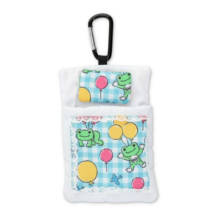 Pickles the Frog Carabiner for Plush Keychain Futon Balloon Pattern Japan 2024