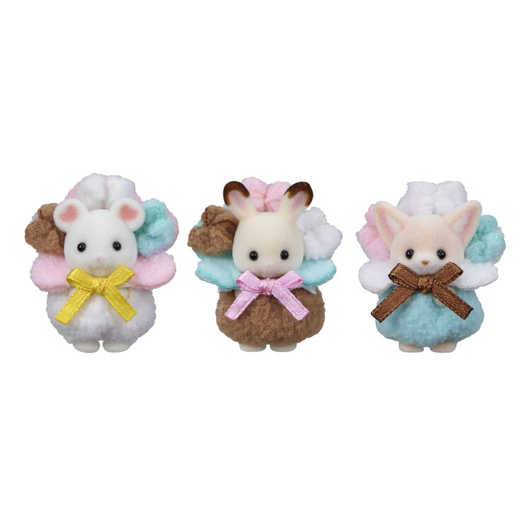 Sylvanian Families Little Baby Popcorns Rabbit Mouse Fox Set EPOCH Japan Limit