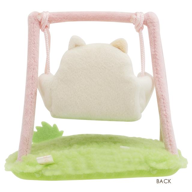 Sumikko Gurashi Neko Cat Swing Scene Plush Doll Kindergarten San-X Japan 2025