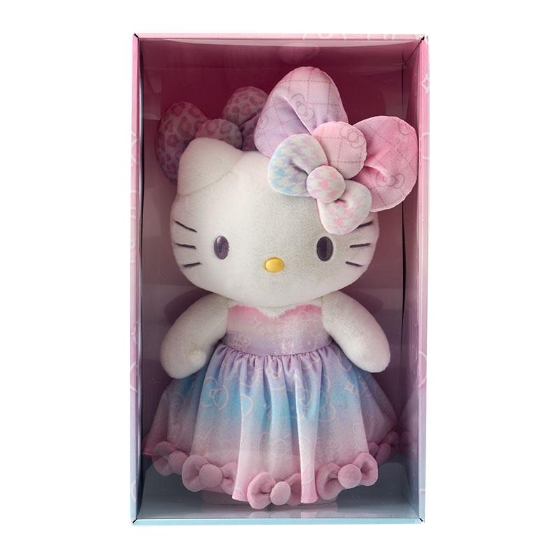 Hello Kitty Plush Doll Birthday 50th The Fashionable Ribbons Sanrio Japan