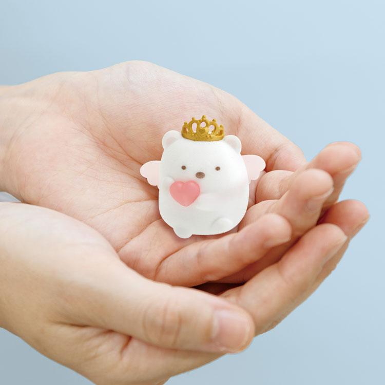 Sumikko Gurashi Shirokuma Bear Keychain Key Holder Angel San-X Japan 2024