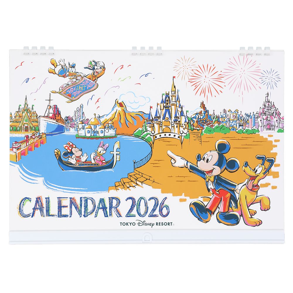 Tokyo Disney Resort Limit Wall Calendar 2026 Store Japan