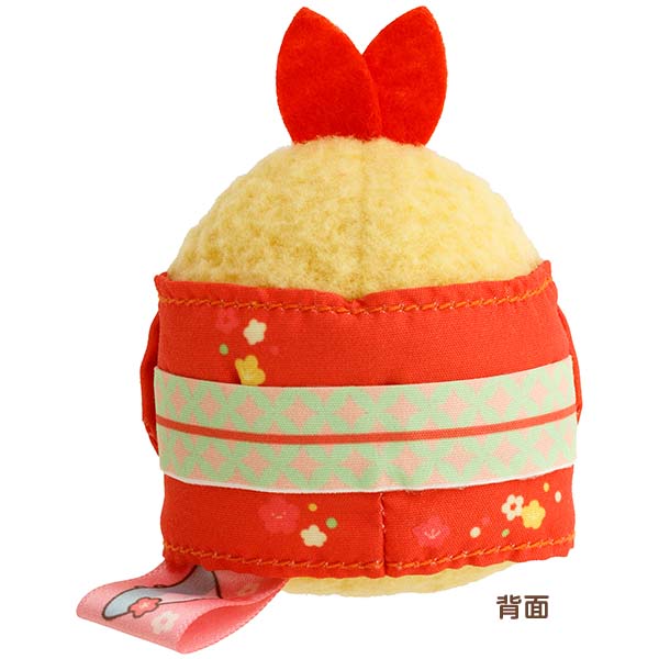 Sumikko Gurashi Fried Shrimp Tail Kimono mini Tenori Plush Doll San-X Japan 2024