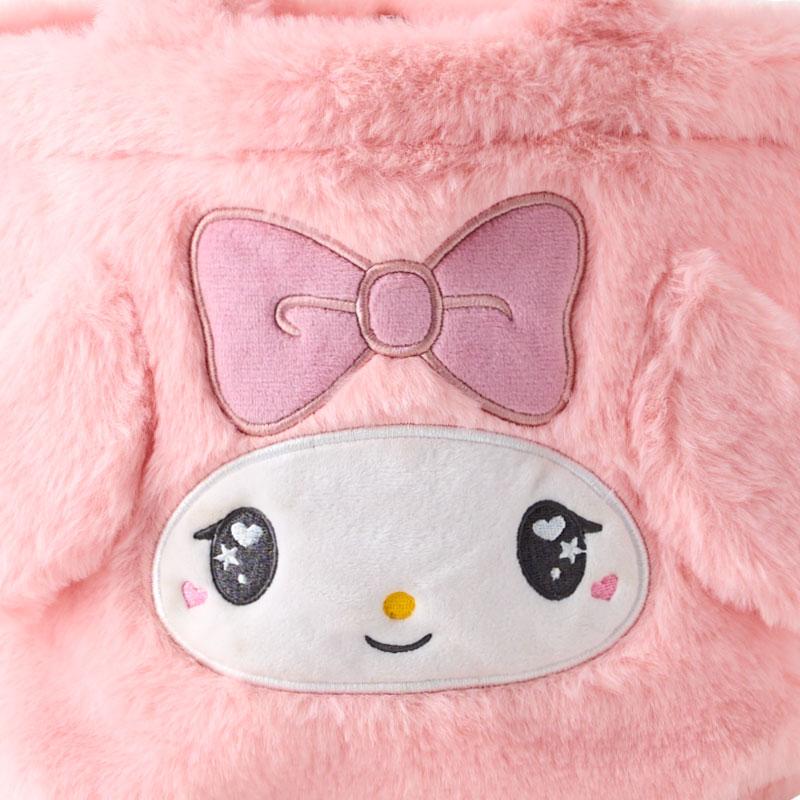 My Melody Fur mini Tote Bag Face Shape Sanrio Japan 2024