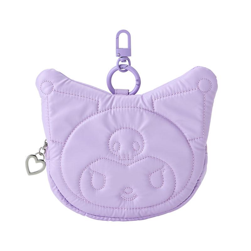 Kuromi Pass Case Face Shape Fluffy Winter Sanrio Japan