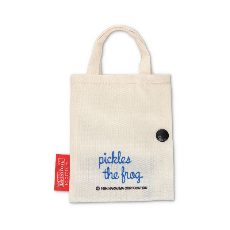 Pickles the Frog ROOTOTE IP Tiny Roo Tote Bag Off White Japan