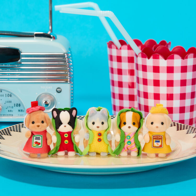 Sylvanian Families Gather Baby Set Hot Dog EPOCH Japan Limit