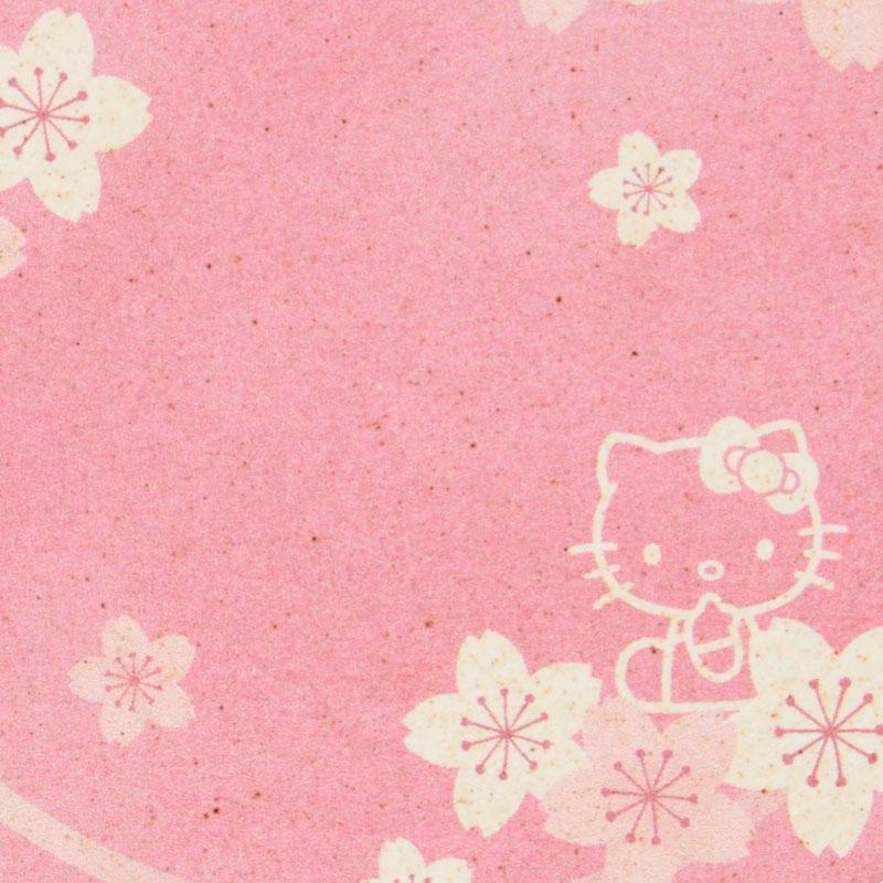 Hello Kitty Tachikichi Coaster Cherry Blossoms Sakura Shadow Pink Sanrio Japan