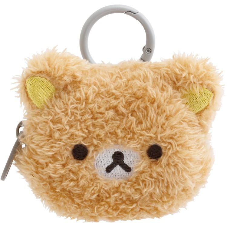 Rilakkuma Plush mini Pouch Brown San-X Japan 2025