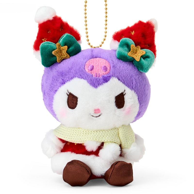 Kuromi Plush Mascot Holder Keychain Sanrio Japan Christmas 2025