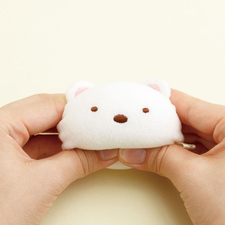 Sumikko Gurashi Shirokuma Bear Squish Round Plush Doll Face San-X Japan 2025