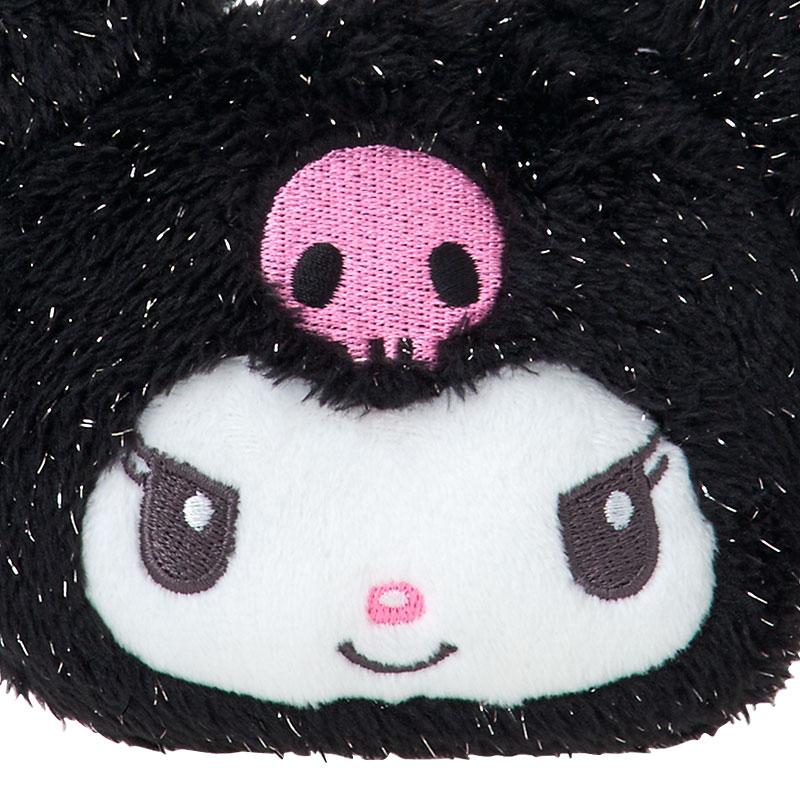 Kuromi Plush Pass Case Face Angel Black Sanrio Japan 2025