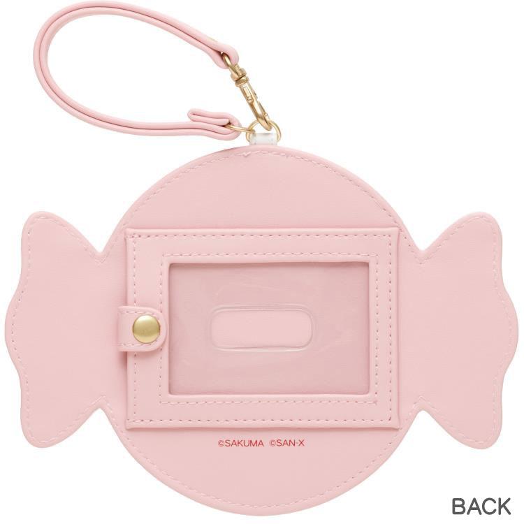 Sumikko Gurashi Pass Case Strawberry Milk Candy Die-cut Sakuma San-X Japan 2024