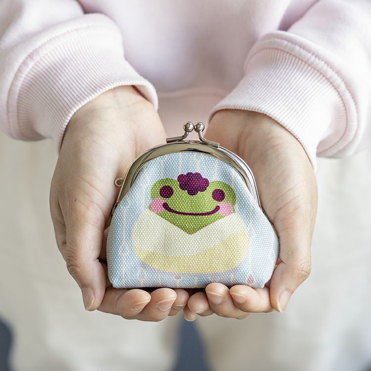 Pickles the Frog Clasp Pouch Retro Cafe Matcha AYANOKOJI Japan 2025