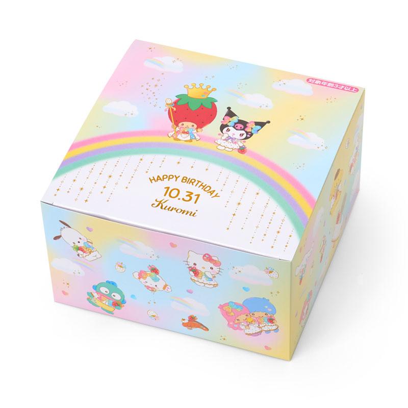 Kuromi Plush Doll Birthday Cake Box Sanrio Japan 2025