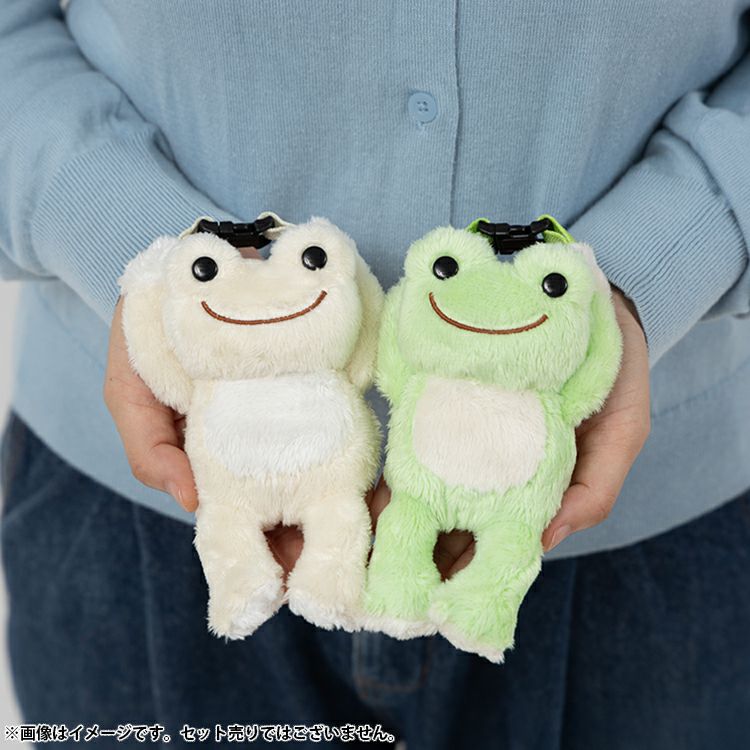 Pickles the Frog Plush Pouch Basic Green Japan 2025