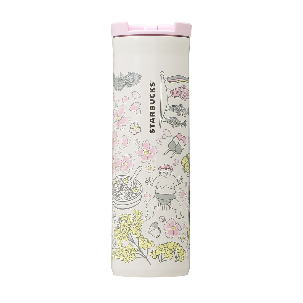 Been There Series Stainless Bottle 473ml Spring Starbucks Japan Sakura Tumbler