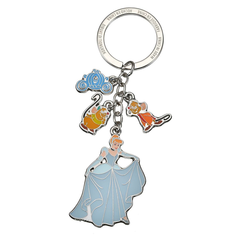 Cinderella Jaq Gus Keychain Key Holder Disney Store Japan 2025