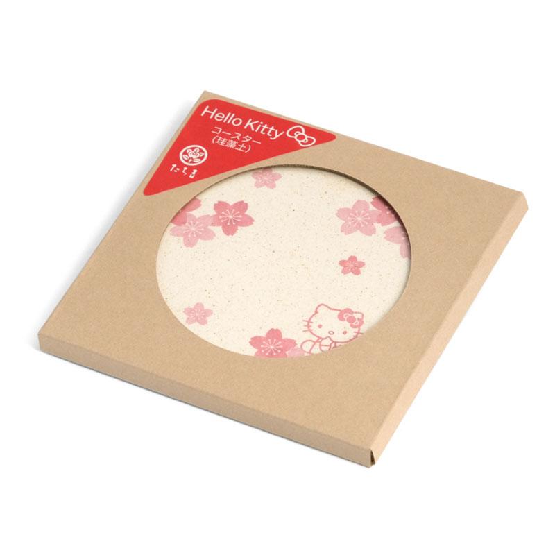 Hello Kitty Tachikichi Coaster Cherry Blossoms Sakura Shadow Sanrio Japan 2025
