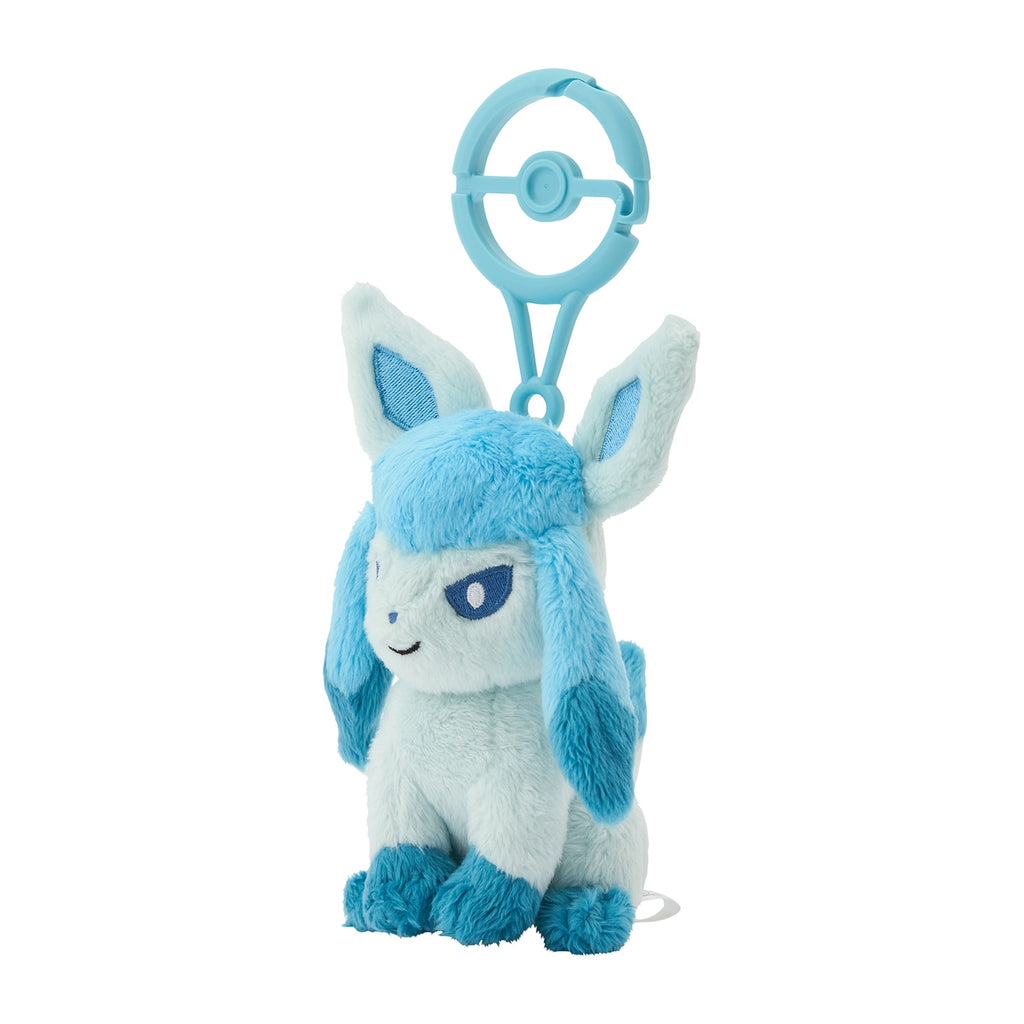 Glaceon Glacia Plush Keychain with Carabiner Pokemon Center Japan 2024