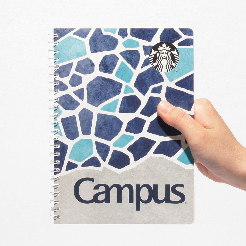 Campus Ring Notebook Dual Blue Starbucks Japan 2025