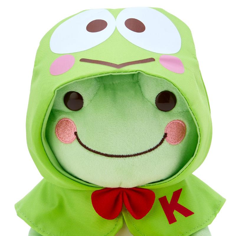 Pickles the Frog Plush Doll Kero Kero Keroppi Rain Poncho Sanrio Japan 2024