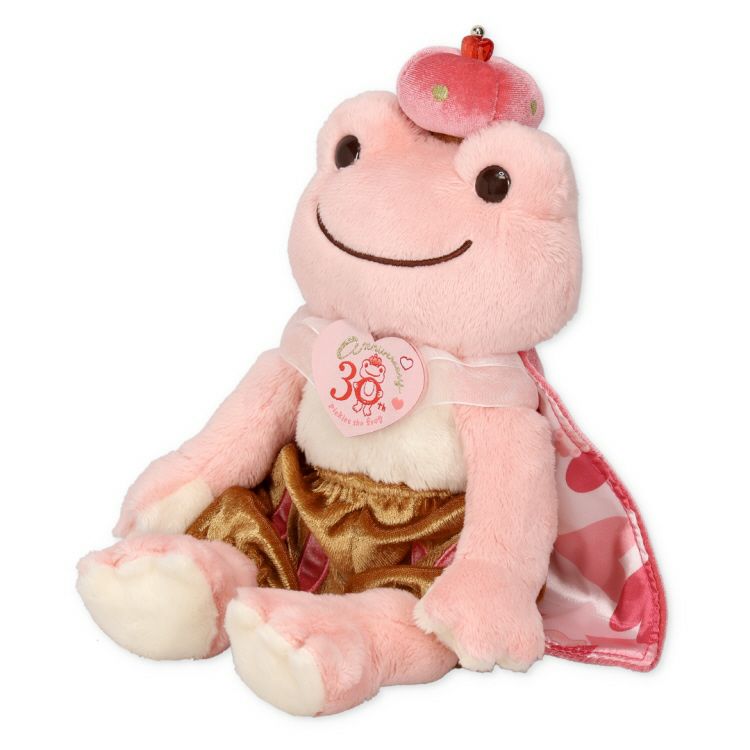 Pickles the Frog Bean Doll Plush King Heart 30th Japan 2024