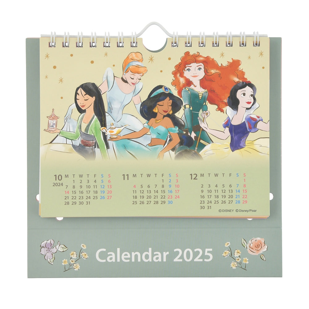 Disney Princess Fairy Tail Calendar Desktop 2025 Pop-Up Disney Store Japan