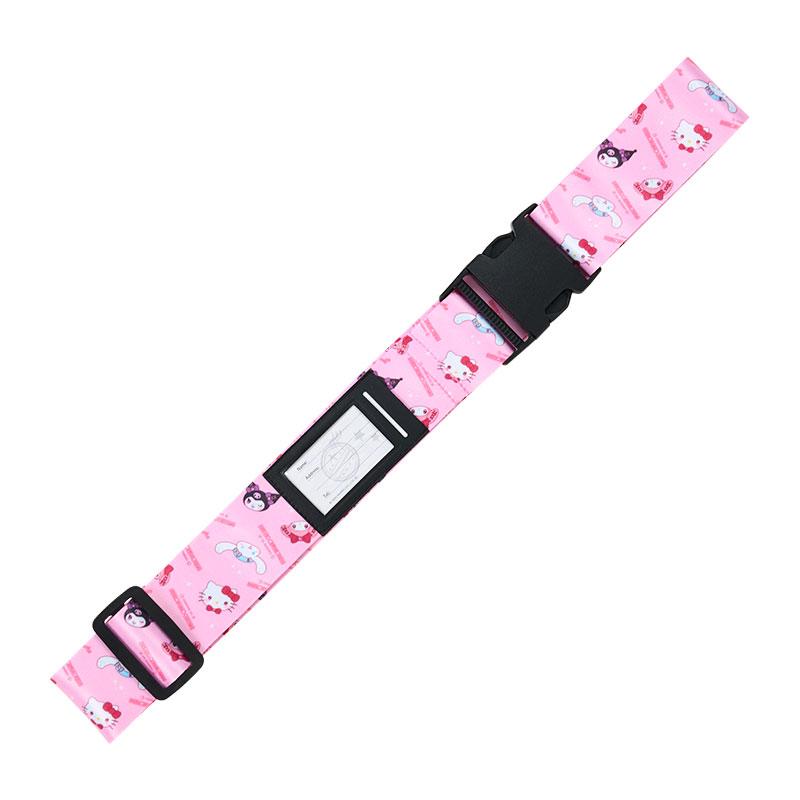 Sanrio Characters Suitcase Belt Pink Japan Travel