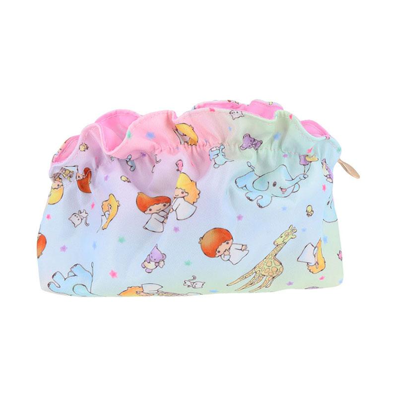 Little Twin Stars Kiki Lala Frill Pouch Pink Sanrio Japan 2025