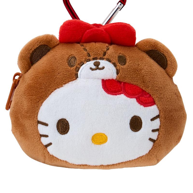 Hello Kitty Tiny Chum Plush Mascot Holder Keychain Carabiner Pouch Sanrio Japan