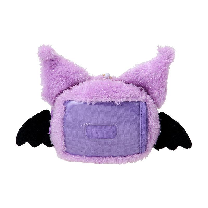 Kuromi Plush Pass Case Face Angel Purple Sanrio Japan 2025