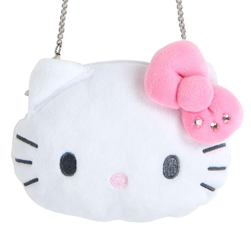 I Love Hello Kitty Coin Case Pouch Chain Shoulder Bag Pink Sanrio Japan 2024