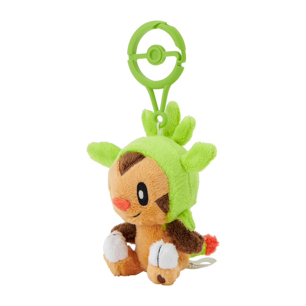 Chespin Harimaron Plush Keychain with Carabiner Pokemon Center Japan 2024